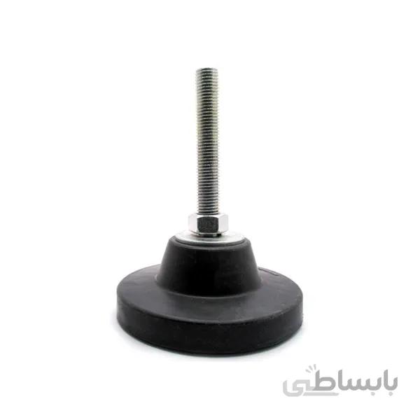 پایه گرد آهنی لرزه گیر قطر 125 میلیمتر m16 کد 107001