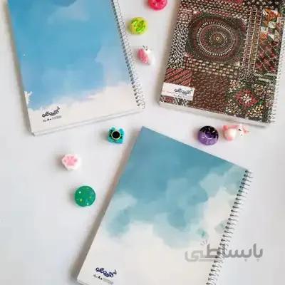 دفتر 80برگ سیمی مجلد