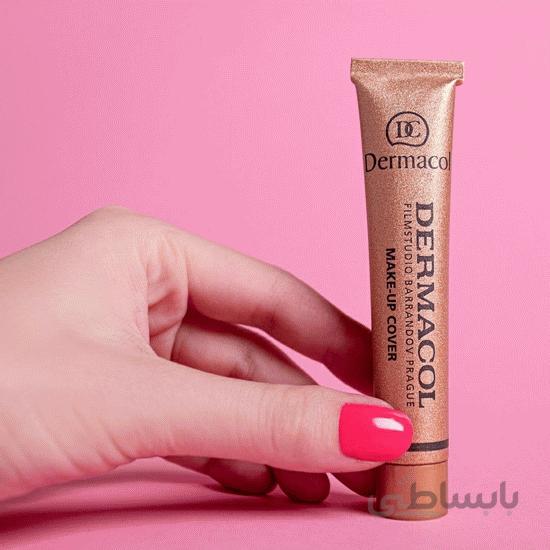 کرم پودر میکاپ کاور درماکول 30 گرم DERMACOL MAKE-UP COVER FOUNDATION