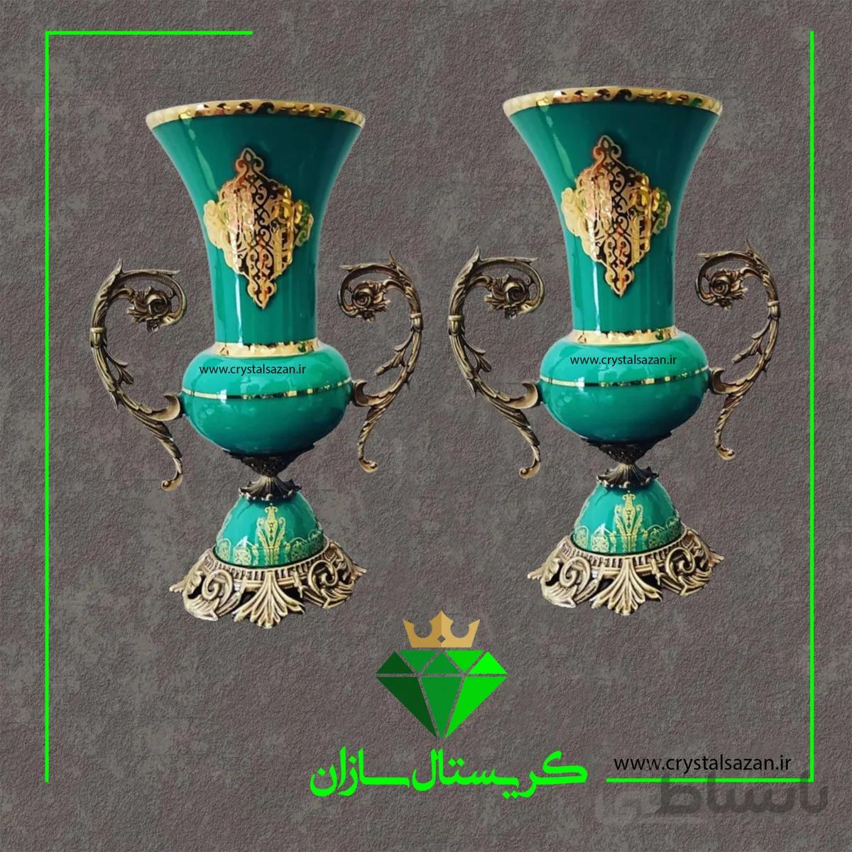 گلدان کد G1319 کریستال سازان