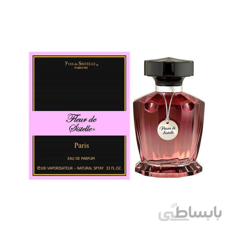 عطر زنانه پاریس بلو Paris Blue مدل فلور د سیستل Fleur De sistelle حجم 100 میل