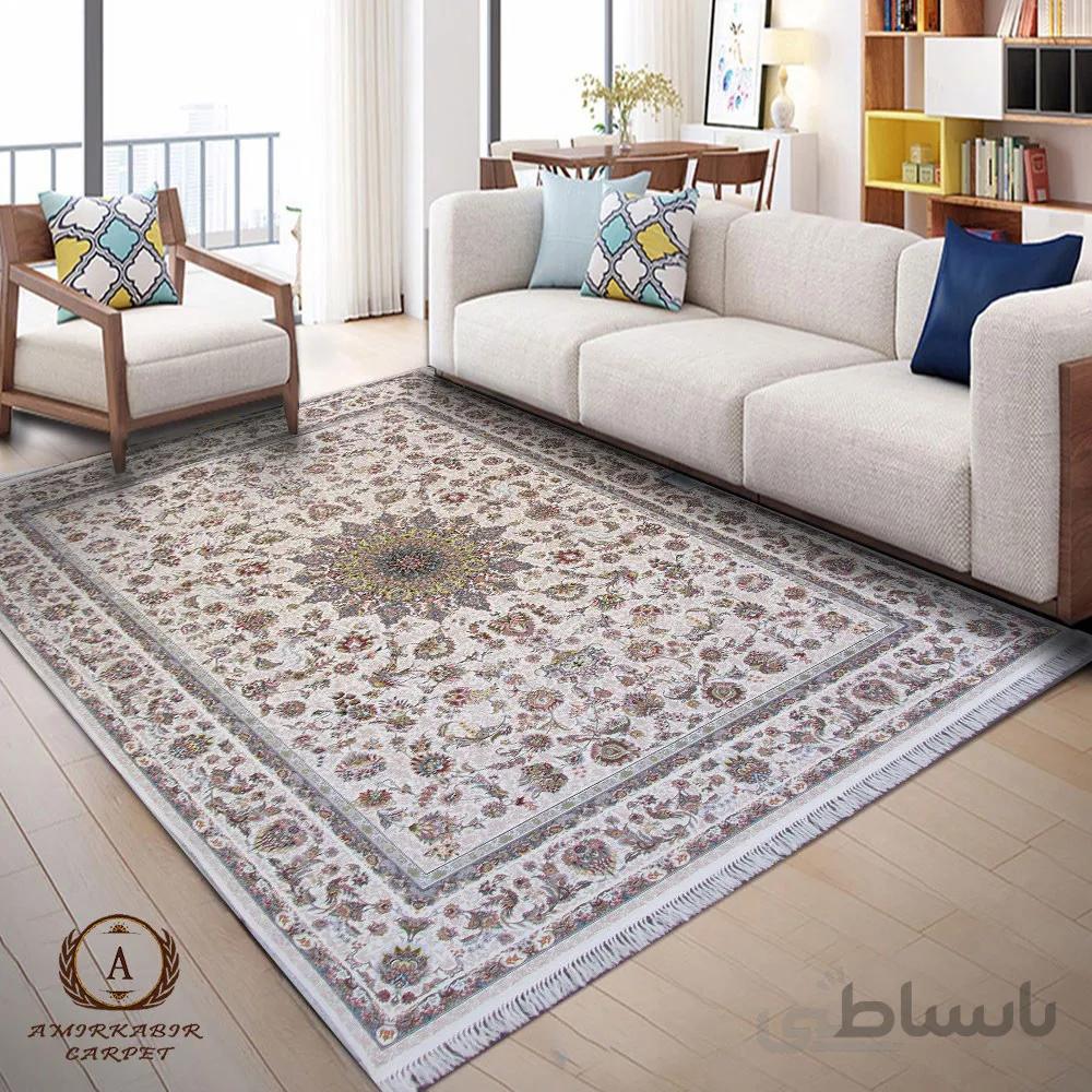 فرش 1200 شانه طرح افشان قاجاری