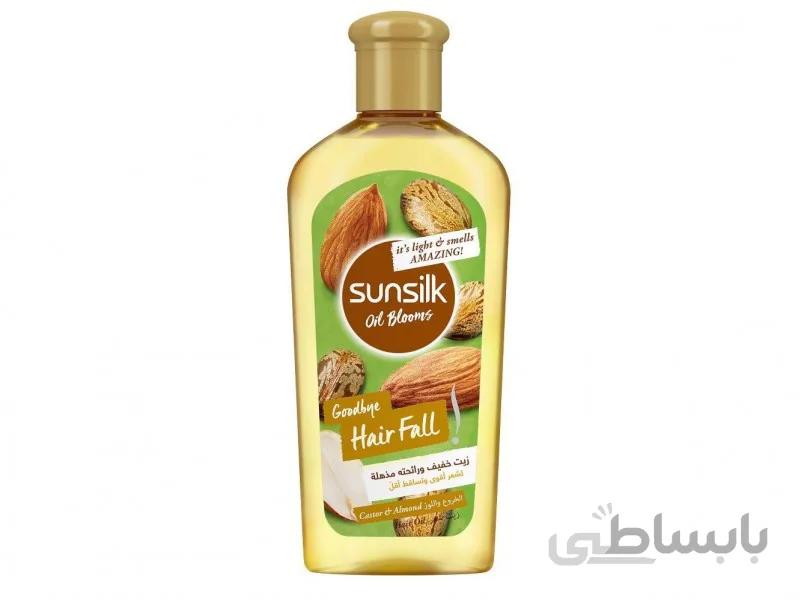 روغن موی ضد ریزش بادام و کرچک سانسیلک 250 میل sunsilk oil blooms good by e hair fall