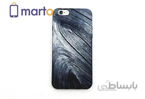 کاور ریمکس مدل Wood طرح تیره برای گوشی اپل iPhone 6 / 6s ا Remax Wood Series Case for iPhone 6 / 6s