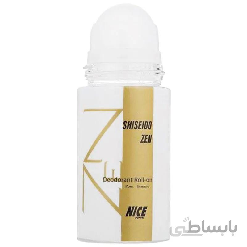 رول دئودورانت زنانه نایس مدل Shiseido Zen حجم 50 میل ا Nice Shiseido Zen Deodorant Roll For Women 50 ml
