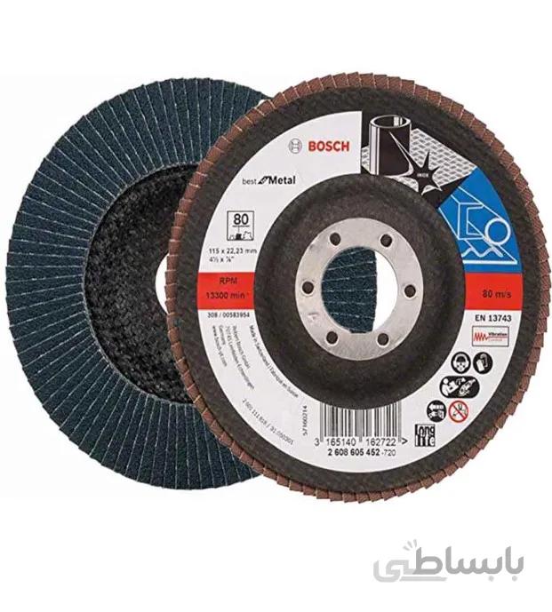 سنباده پره ای ۱۱۵ میلی متر رج ۸۰