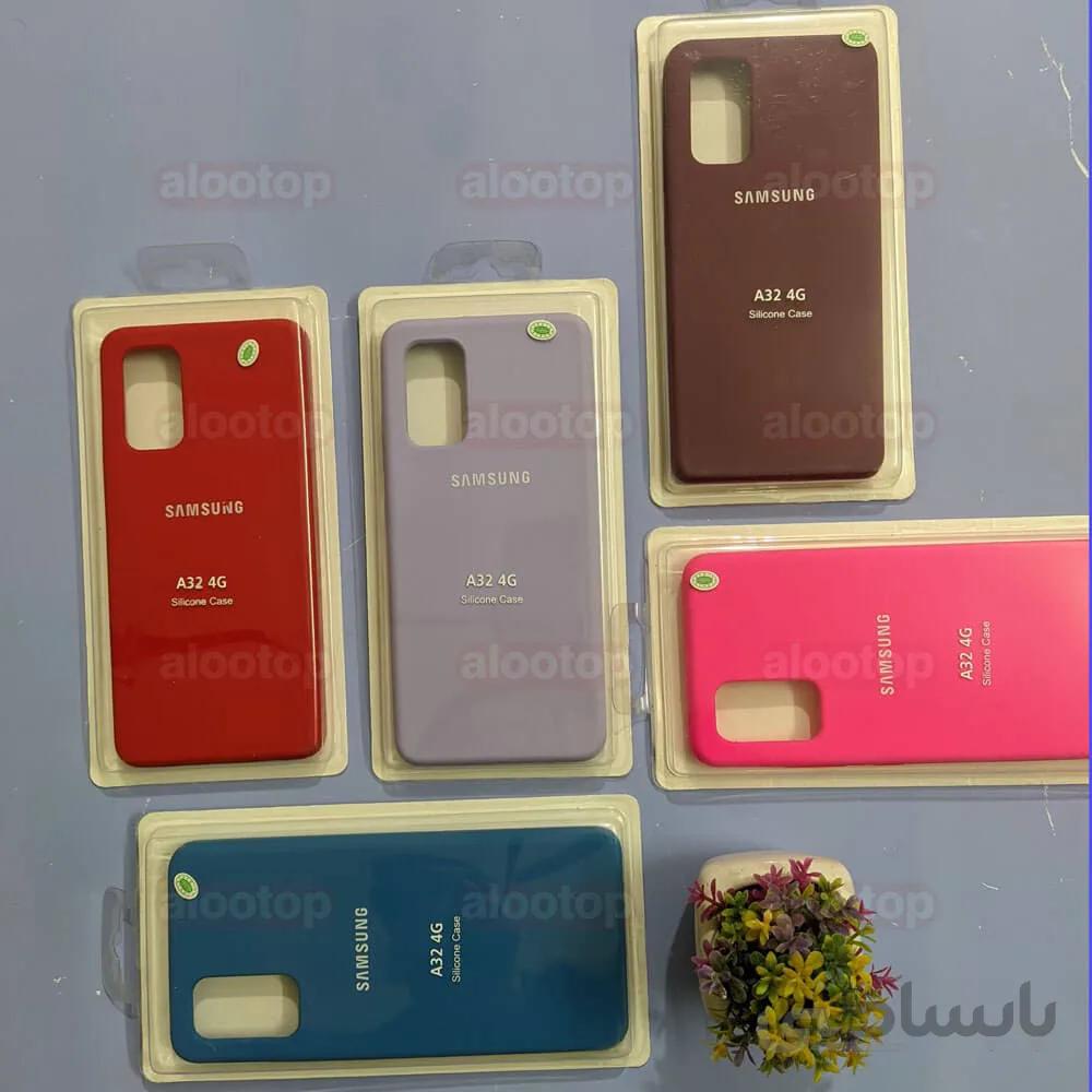قاب سیلیکونی اورجینال سامسونگ Galaxy A32 4G (اصلی مدل پاککنی)