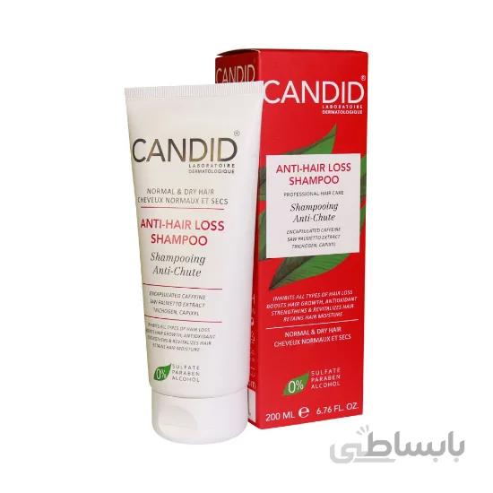 شامپو ضد ریزش و تقویت کننده موی نرمال و خشک کاندید ا Candid Anti-Hair Loss Shampoo Normal & Dry Hair