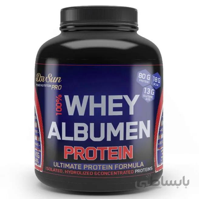پودر پروتئین وی آلبومین دکتر سان Dr.sun whey protein