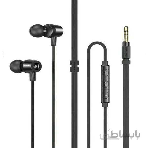 هندزفری Awei L1 مشکی ا Awei L1 super bass sports wired earphone