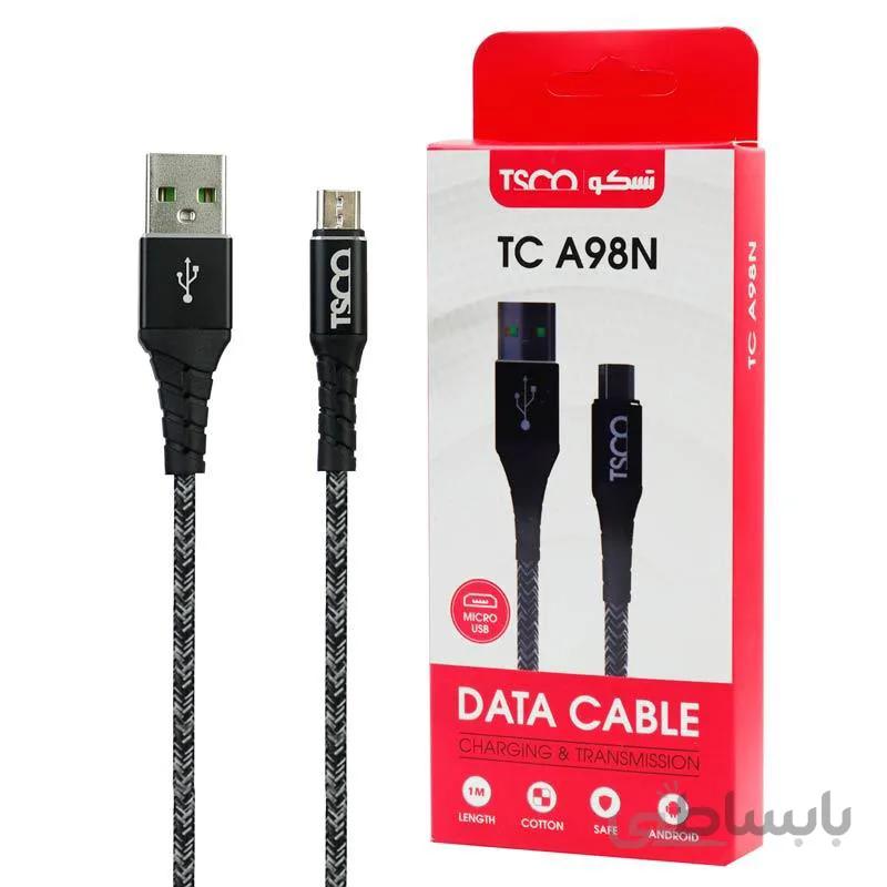 کابل میکرو یو اس بی TSCO TC A98N 2.1A 1m