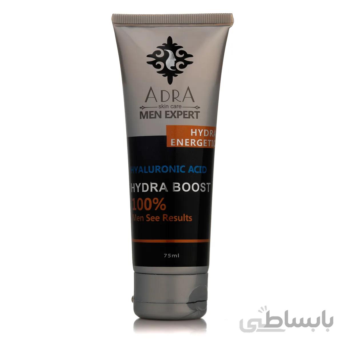 کرم آبرسان حاوی هیالورونیک اسید آقایان 75میل آدرا ا Adra Hyaluronic Acid Cream 75ml