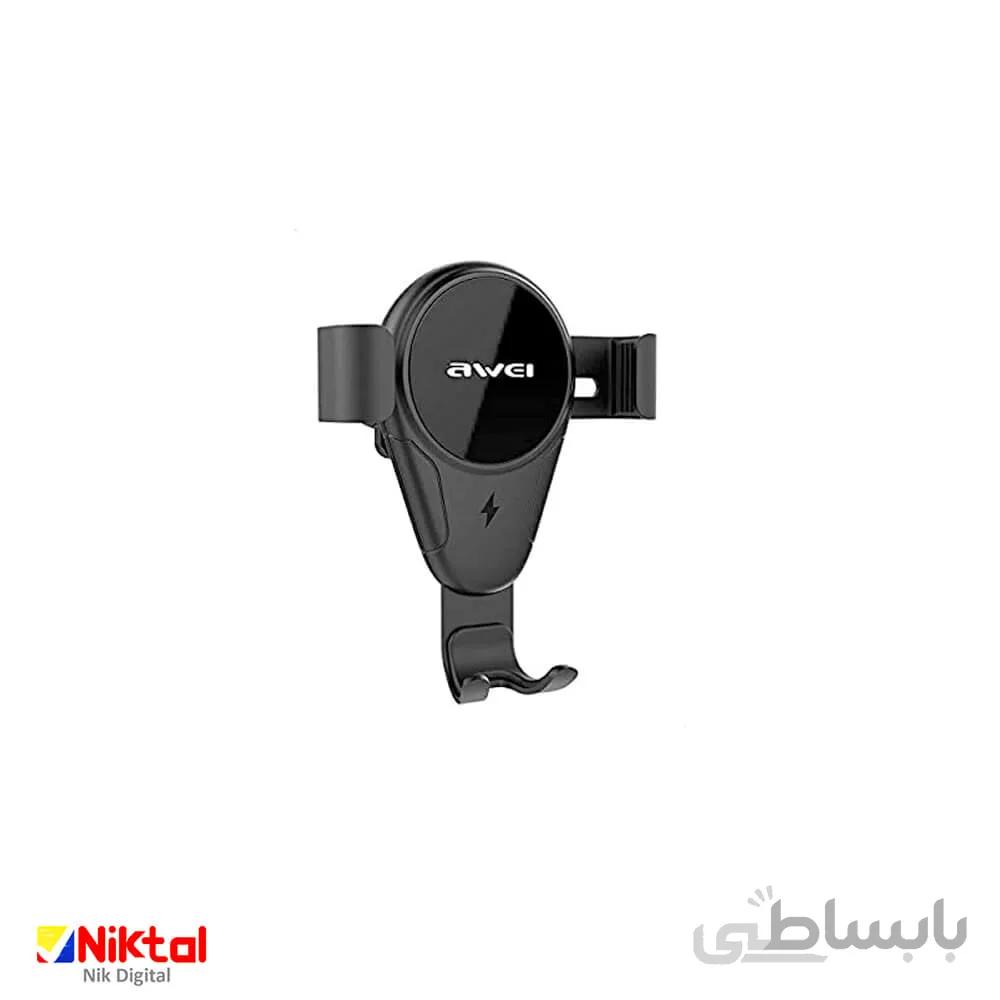 Awei CW3 Wireless Car Charger and Holder شارژر و پایه نگه دارنده موبایل اوی