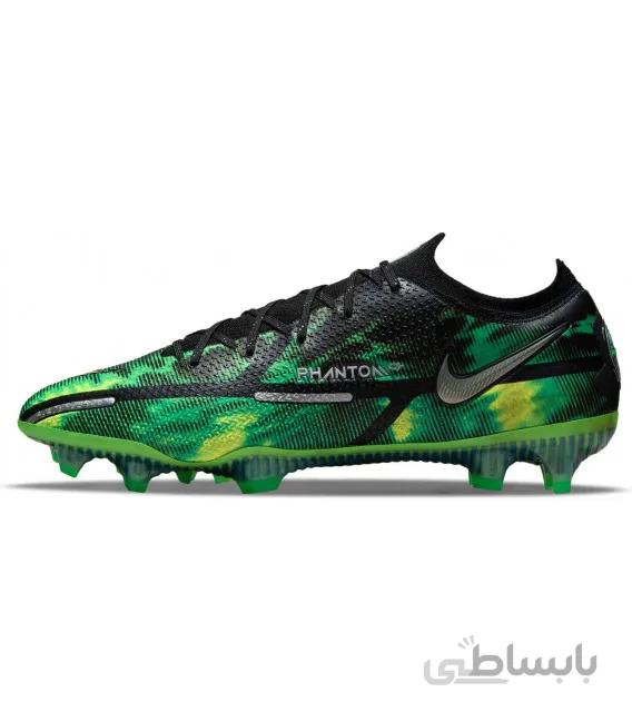 کفش فوتبال نایک فانتوم جی تی Nike Phantom GT 2 Elite FG Shock Wave DM0732-003