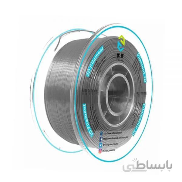 فيلامنت PLA یوسو قطر 1.75 (نقره ای) / Filament 1.75 PLA YouSu
