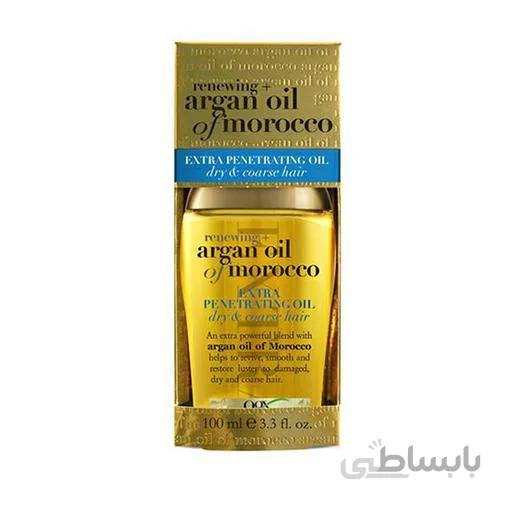 روغن مو آرگان او جی ایکس در حجم 100 میلی لیتر(OGX)