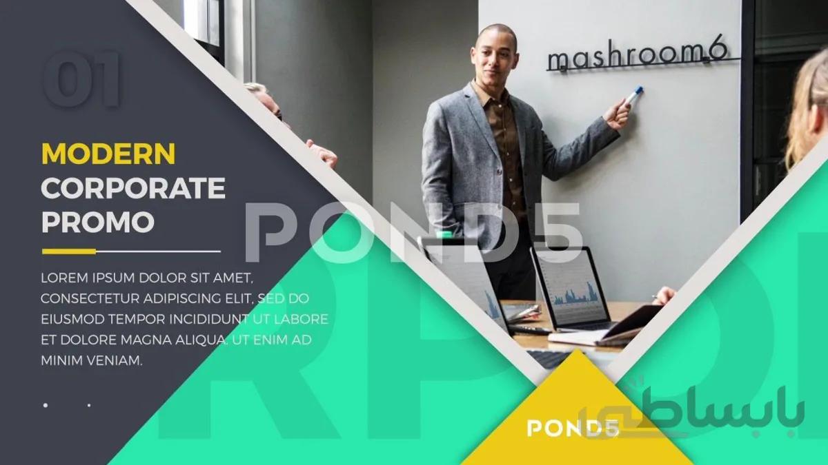 پروژه آماده افترافکت : تیزر تبلیغاتی Corporate Presentation Promo 098487627