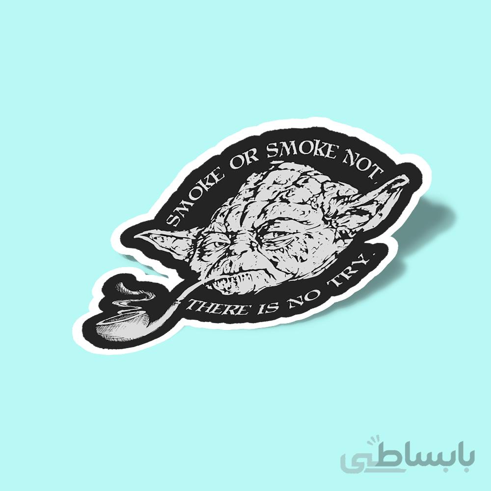 استیکر Pipe Yoda