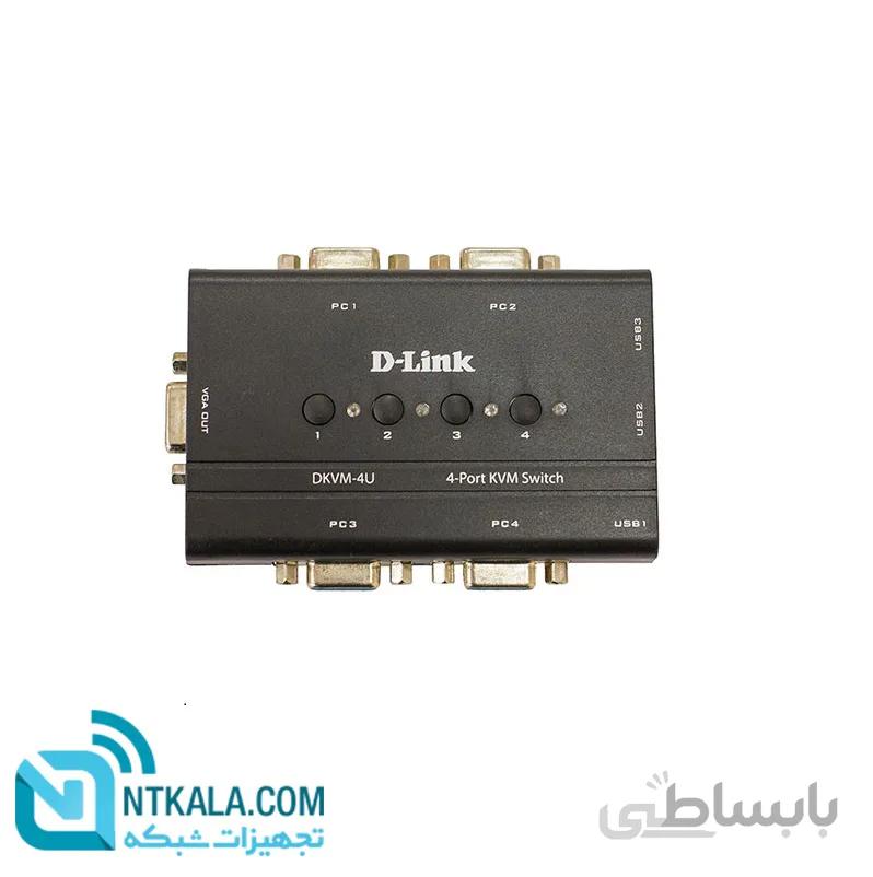 سوییچ KVM با 4 پورت دی-لینک مدل DKVM-4U