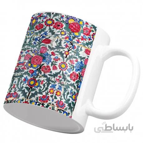 ماگ سرامیکی گل بهشت