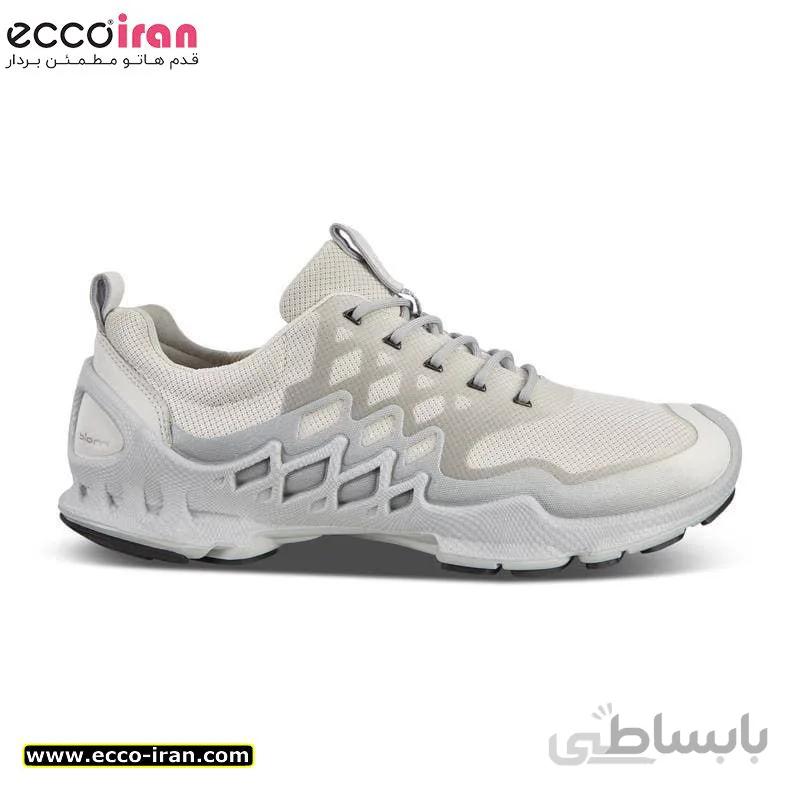 کفش مردانه اکو اصل مدل ECCO BIOM AEX M WHITE/BUFFED SILVER