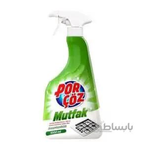 اسپری تمیزکننده سطوح اشپزخانه پورچوز حجم ۱۰۰۰میل Porcoz kitchen surface cleaning spray volum