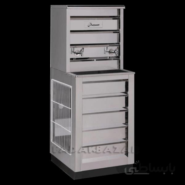 آبسردکن 2 شیر سبلان مدل SW25L استیل صنعتی ضد زنگ