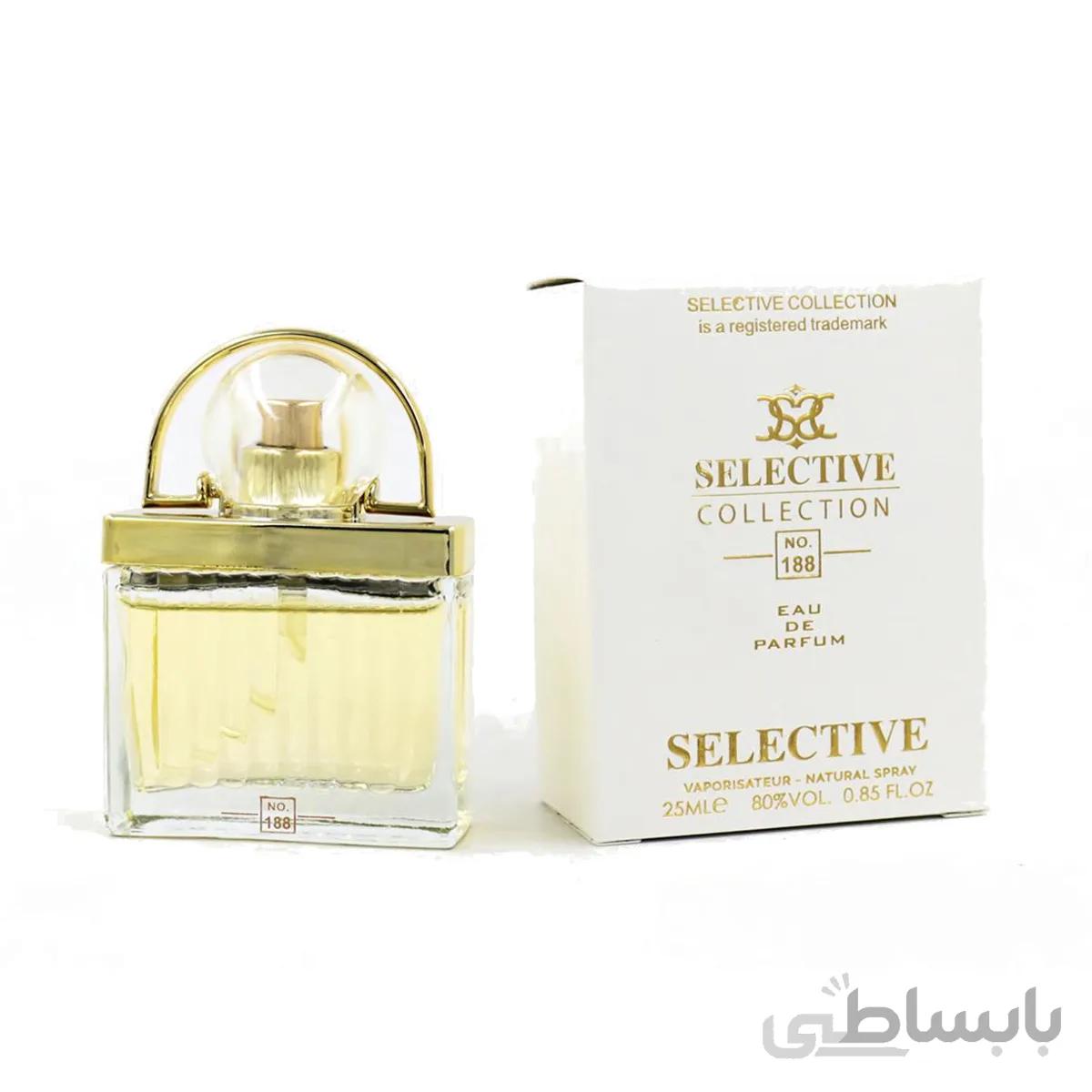ادوپرفیوم زنانه سلکتیو کالکشن مدل کلوهه لاو استوری کد 188 حجم 25 میلی لیتر ا Selective Collection Love Story Chloe 25ml For Women