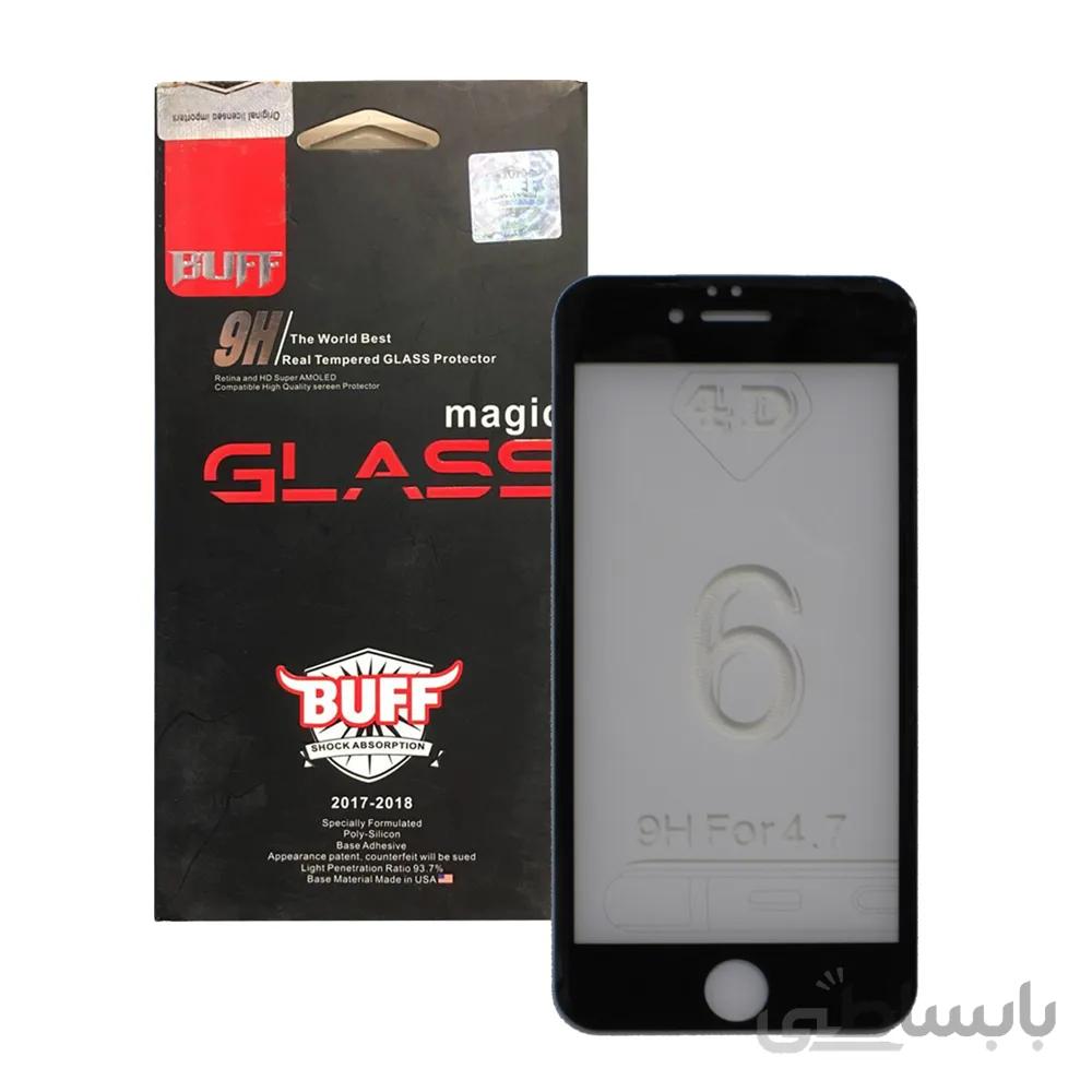 محافظ صفحه نمایش 4D بوف مدل B4I6 مناسب برای گوشی موبایل اپل iPhone 6