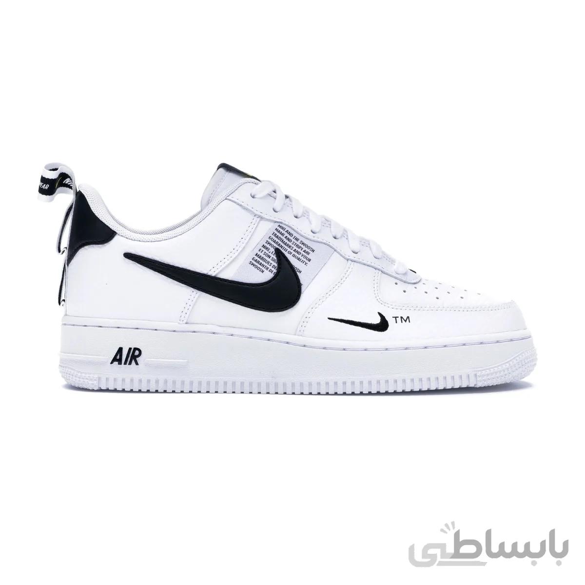 کتونی زنانه نایک ایر فورس 1 یوتیلیتی Nike Air Force 1 Utility White and Black