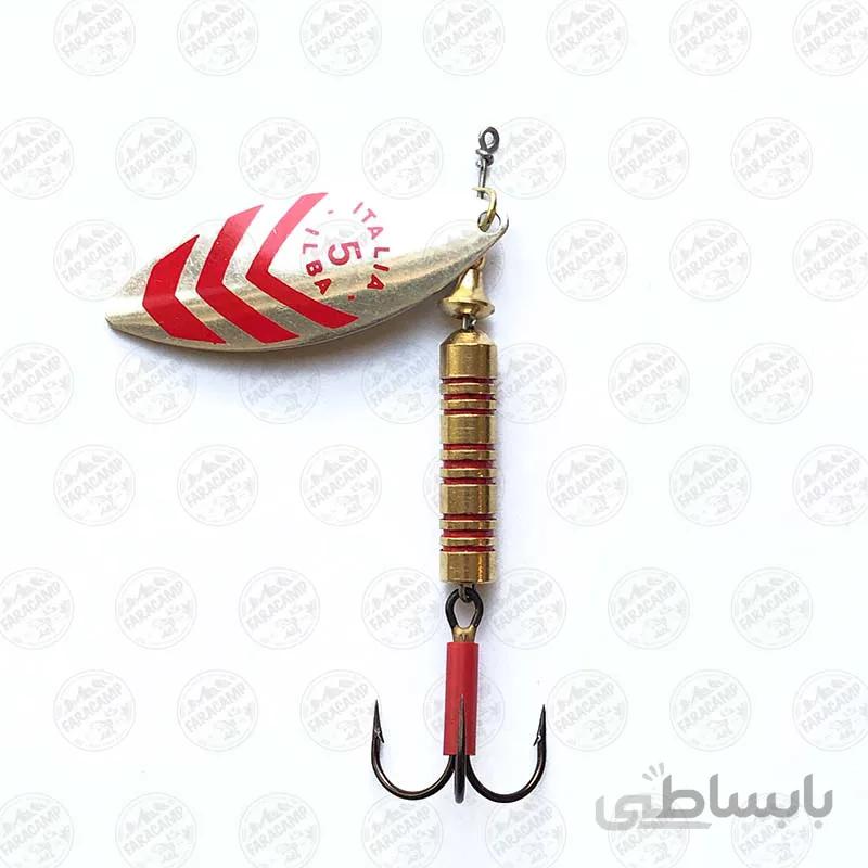 لانسه ماهیگیری سایز 5 ایلبا Lungo Silver Red 60115