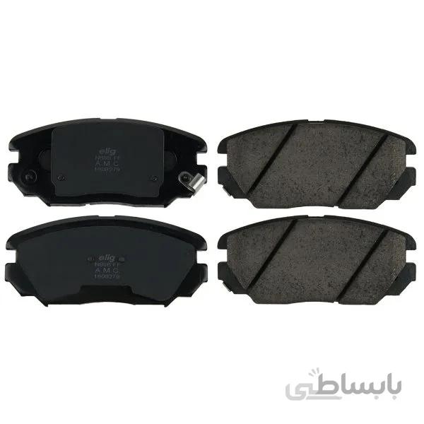 لنت ترمز جلو هیوندای سوناتا 6 سیلندر (الیگ HB13) ا Elig HB13 Front Brake Pad For Hyundai Sonata