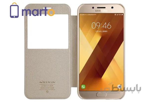 کیف نیلکین سری اسپارکل NEW LEATHER مناسب برای گوشی سامسونگ A7 2017 ا Nillkin Sparkle Series New Leather case for Samsung Galaxy A7 (2017)