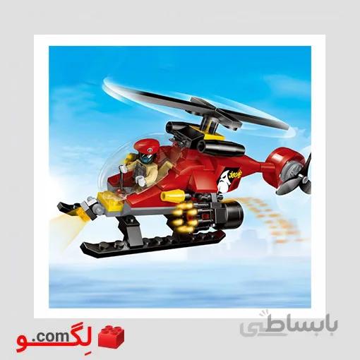 لگو هلی کوپتر پلیس برند Qman کد ۱۹۰۲