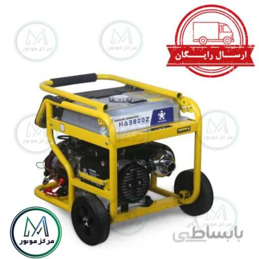 موتور برق ژنراتور بنزینی هاچاسو 5.5 کیلووات HACHASOU استارتی