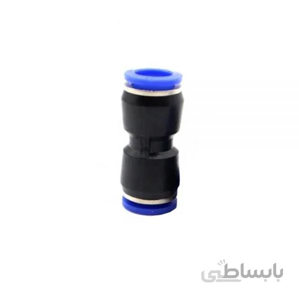 رابط مستقیم پنوماتیک بین راهی 8 میلی متر / Straight Push 8mm to 8mm Pneumatic Connector