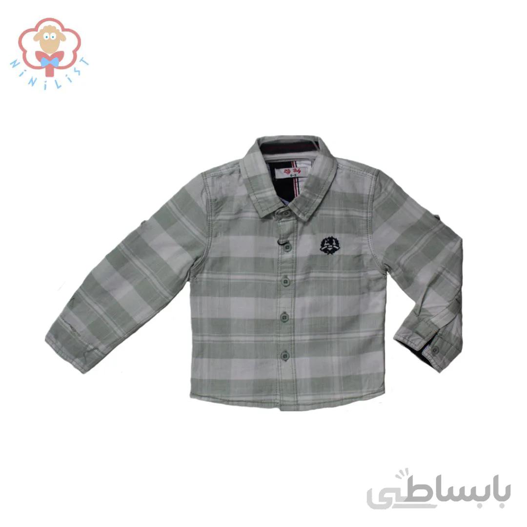 پیراهن چهارخونه نوزادی طرح Massimo Duti