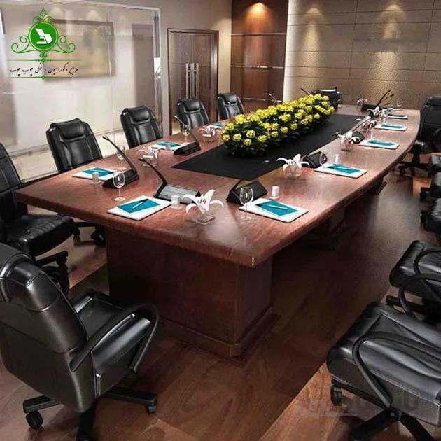 میز کنفرانس دوازده نفره مدل سبلان