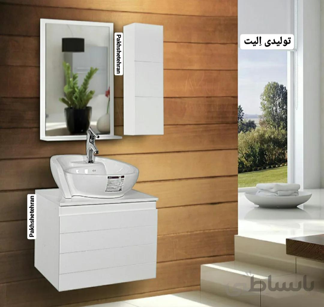 روشویی کابینت دار گلکسی دیواری70 سانت ا روشویی کابینت دار گلکسی دیواری70 سانت