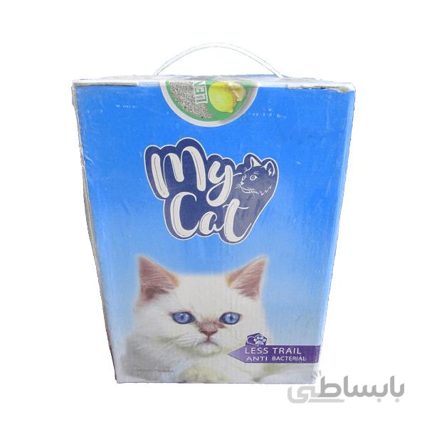 خاک گربه مایکت با رایحه لیمو وزن 4 کیلوگرم _ Mycat