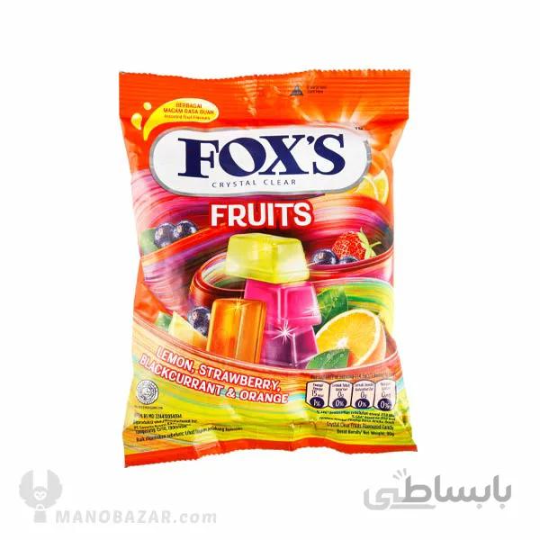 آبنبات فاکس میوه ای : 90گرم