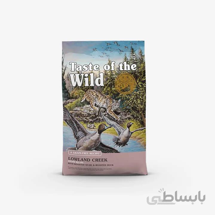 غذای خشک گربه Lowland Creek برند Taste of the wild
