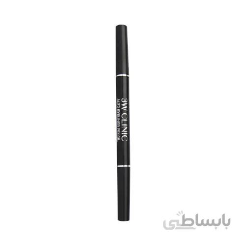 مداد ابرو( قهوه ای طوسی) 3w clinic ا Eyebrow pencil (gray brown) 3w clinic