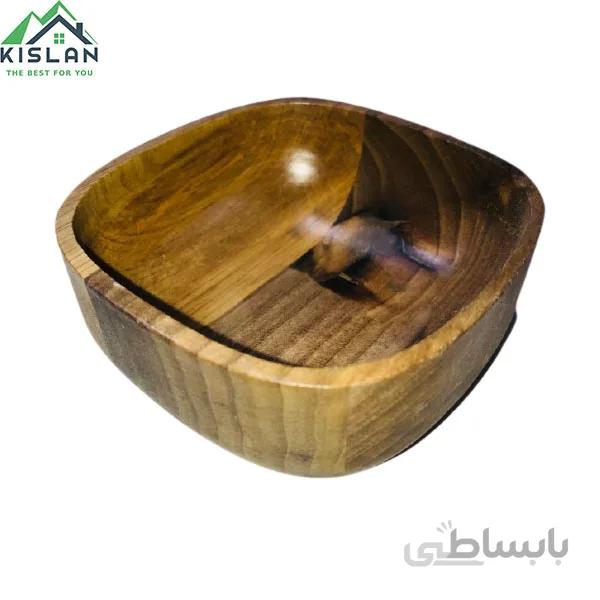 کاسه مربع چوبی آماهوم سایز 9