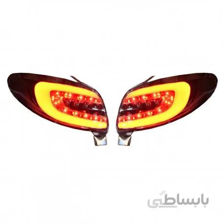 چراغ عقب (خطر) اسپرت 206 مدل 207 دودی