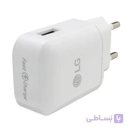 شارژر دیواری ال جی مدل Travel همراه با کابل MicroUSB طول 1 متر