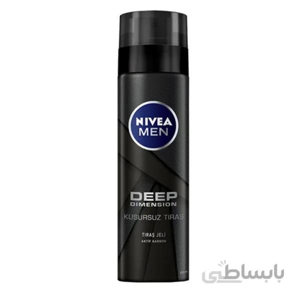کف (فوم) ریش نیوا مدل deep حجم 200 میل ا Nivea deep foam