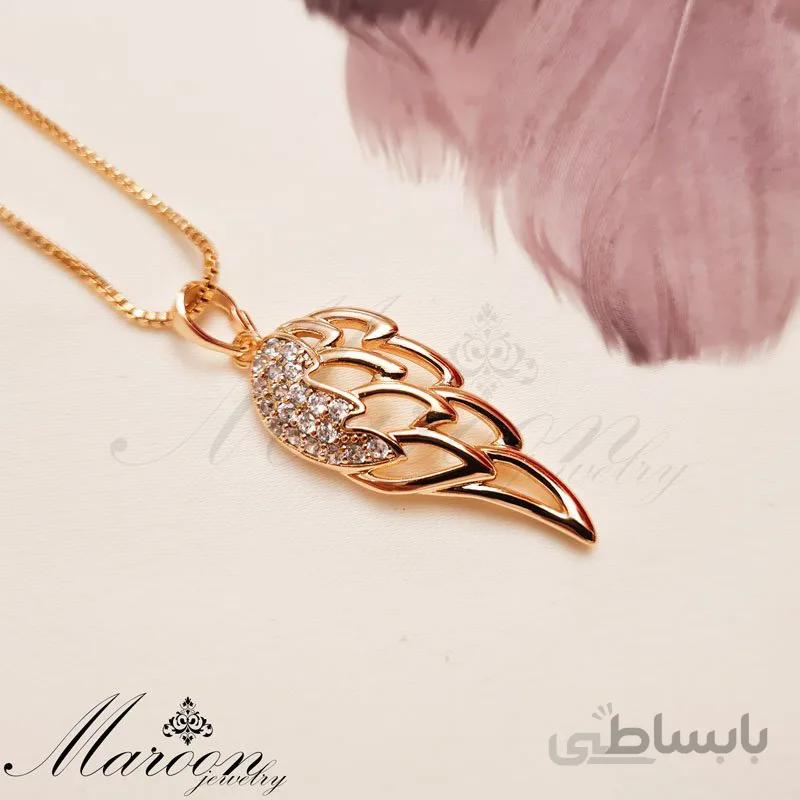 گردنبند بال طلایی مارون CN198