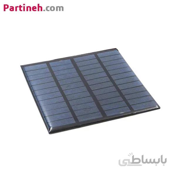 سلول خورشیدی 12 ولت 150 میلی آمپر سایز 110*110 میلیمتر ا 12V 150mA MINI Solar Panel