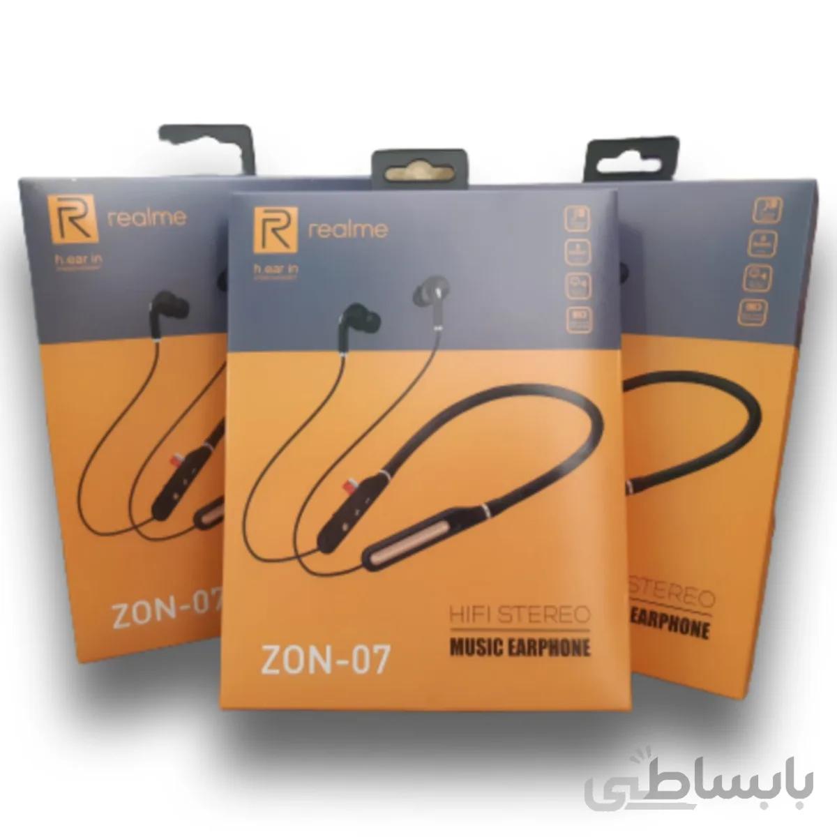 هدست بلوتوثی Realme مدل ZON 07 مشکی